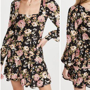 NWT Yumi Kim Mini Dress - Black Floral - Sz 4